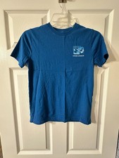 Under Armour T Shirt Size YMD/JM/M Loose Blue Short Sleeve Crew