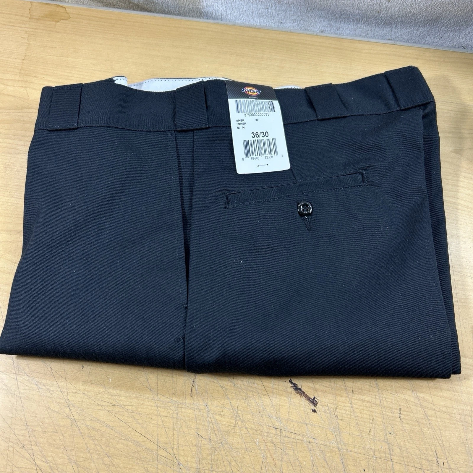 Dickies P874 Men's Work Pants - Black - 36W x 30L (6350)