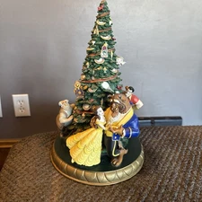 Danbury Mint Disney's Beauty and the Beast Christmas Tree Limited Run *damaged*