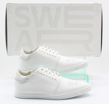 SWEAR LONDON WOMENS FLAT BROGUE TRAINERS SHOES UK 3 EU 36 WHITE RRP £200 AD