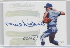 2017 Panini Flawless Memorable Marks 12/25 Phil Niekro #MM-PN Auto HOF xr1