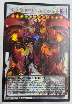 Red Supernova Dragon BLGG-EN139 - Ultra - Extended Art - Glorious Gallery - NM/M