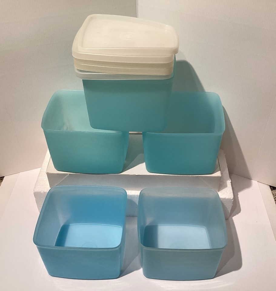 Lot of 5 Tupperware Freeze Smart 