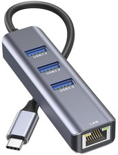 USB to Ethernet Adapter,RJ45 to USB Thunderbolt 3/-Gigabit Ethernet LAN Netwo...