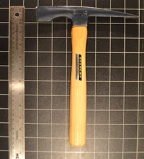 STANLEY BRICK MASON HAMMER W/ ORIGINAL HANDLE NEW OLD STOCK