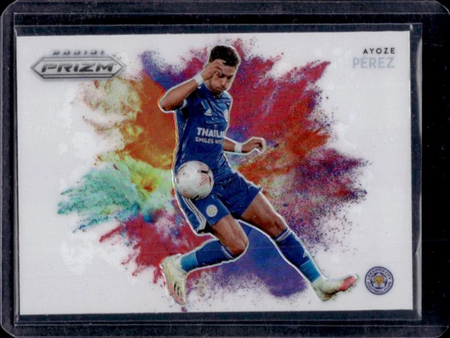 2020-21 Panini Prizm Premier League Ayoze Perez Color Blast SSP #15 Leicester