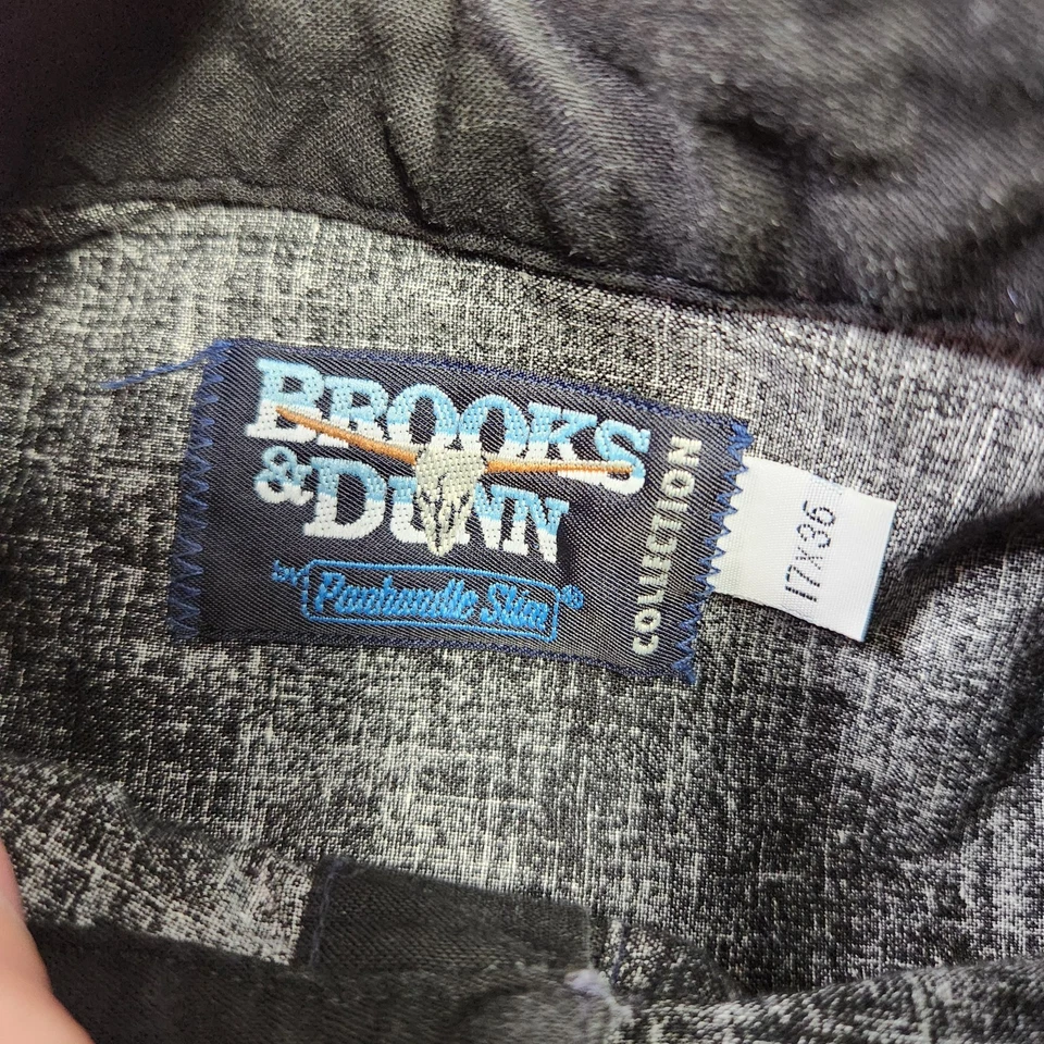 Vintage Panhandle Slim Shirt Men 17x36 (L) Aztec Brooks Dunn Southwestern Navajo - Image 3 of 4