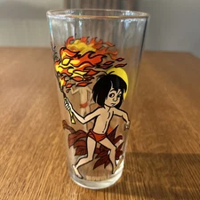 The Jungle Book Mowgli 1977 Pepsi Character Drinking Glass