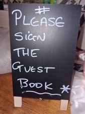 Chalkboard Sign for Wedding and Kids Blackboard Decorative Art