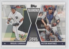 2011 Topps Diamond Duos Series 2 Miguel Cabrera Victor Martinez #DD-19 d1f
