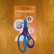 Fiskars Softgrip 6 Big Kids Scissors for Ages 8-11, Scissors for School or