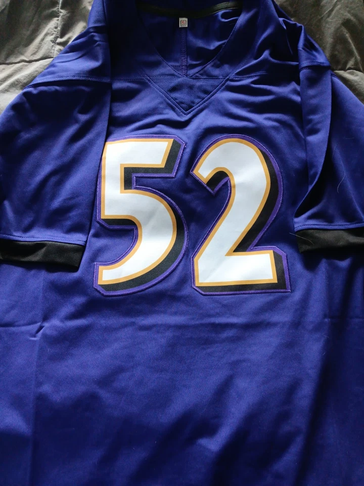 Camiseta de práctica púrpura de los Baltimore Ravens (XL) Ray Lewis #52 Foto 2 de 4