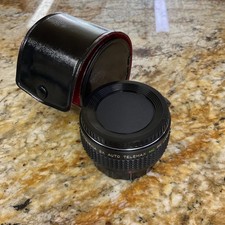 Cosina 2x Auto Telemax MC Converter For Pentax K Mount  Caps  Case SHIPS FREE 