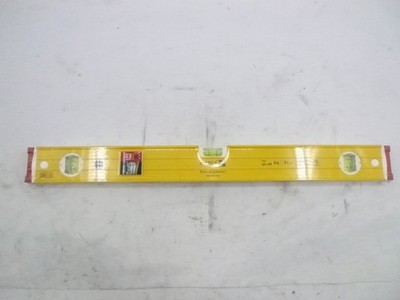 Stabila 24'' Length Type 96-2M 3 Vial Box Beam Magnetic Level 38624 Yellow