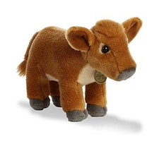 Aurora Miyoni 11" Jersey Calf Cow 26335 Plush Stuffed Animal Toy