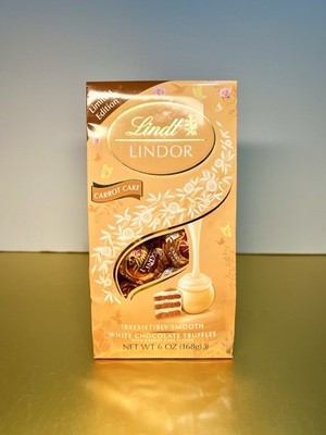   New Limited Edition Easter Lindt Lindor CARROT CAKE White Chocolate Bag 5.1oz
