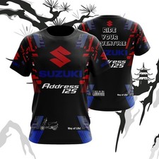 Suzuki Address 125 T-shirt / Motorcycle Graphic Design Tee / Moto Biker Rider