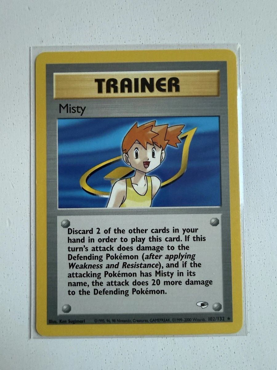 Pokémon Misty In Pokémon Individual Trading Cards for sale | eBay