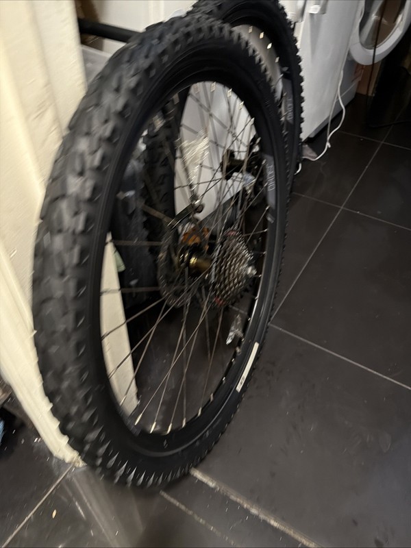 26 inch mountain bike quick release disc brake wheels,8 speed Shimano cassette