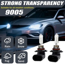 2X 9005 Halogen Headlight High-Low Beam Bulbs For 2015-2019 Hyundai Sonata 6500K