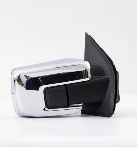 For Ford F150 2021-2024 Door Mirror Assembly with Chrome Cover Manual Right Side