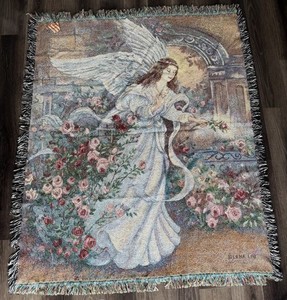 Angel Tapestry Blanket | eBay