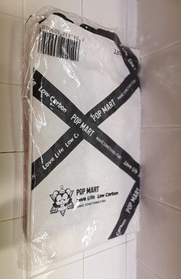 Pop Mart Love Life Low Carbon Dimoo Space Make Something Fun Canvas Tote Bag New