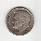 1959 D 10¢ DIME 90% SILVER TEN CENTS DENVER MINT UNITED STATES OF AMERICA USA