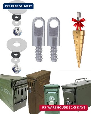 Ammo can Lock kit Metal Ammo Box Locking Hardware case Lock for 50 Cal, Fat 50, 