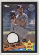 2020 Topps 1985 Baseball All-Stars Relics Black /199 Max Scherzer #85ASR-MS k4s