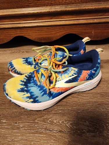 Sneakers Brooks Revel 6 Rock n Roll Tie Dye blu da donna taglia US 11 sportive stringate - Foto 1 di 8