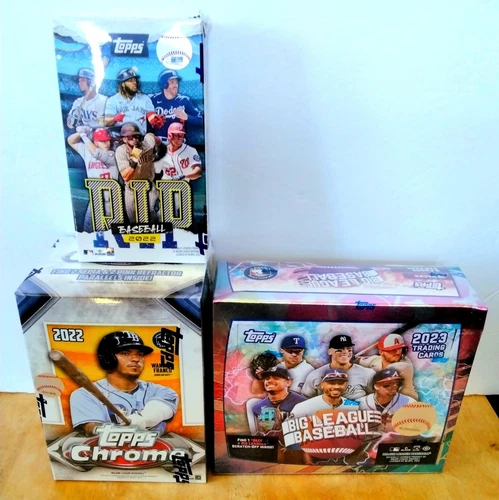 EXCLUSIVE LOT‼ 2022 Topps RIP, 2022 Topps Chrome Hobby Lite, 2023 Topps BL Hobby