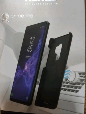 Hülle für Samsung Galaxy S9 plus Cover Bumper Matt Schwarz TPU magnetish