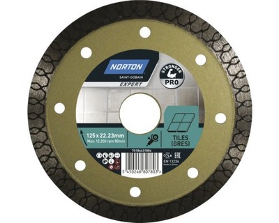 Norton Expert Diamantscheibe Pro Ceramic Gres Ø 125x22.23 mm