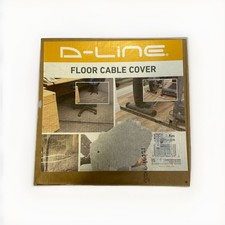 D-Line Floor Cable Cover Rubber Safety Trunking Black Width 60mm Length 1.8m NEW