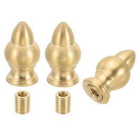 FüR Lampen: 17,5X31Mm Kappen, 3Er Set Messing-Lampenschirmzierde