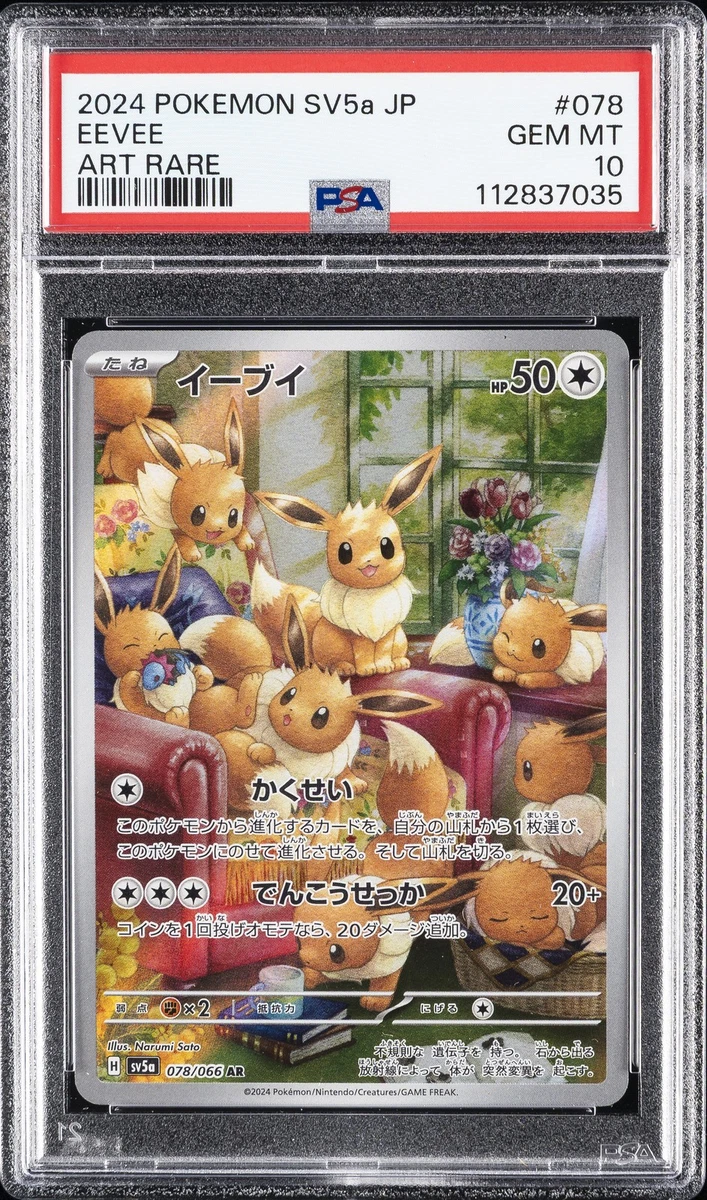Preços baixos em Eevee Pokémon TCG Autenticador Esportivo