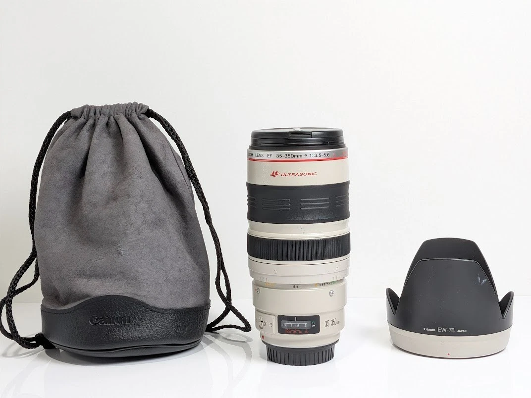 Canon EF Camera Lenses 35-350mm Focal f/3.5-5.6 Maximum Aperture
