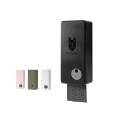 Dog Poop Bag Dispenser Station - Wall Mount or Hanging, Easy Refill