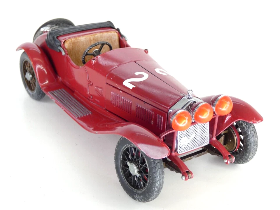 Togi Alfa Romeo 6c 1750 GS Tazio Nuvolari 1:23 Toy Car Rare Mille Miglia 1930 - Image 3 of 4