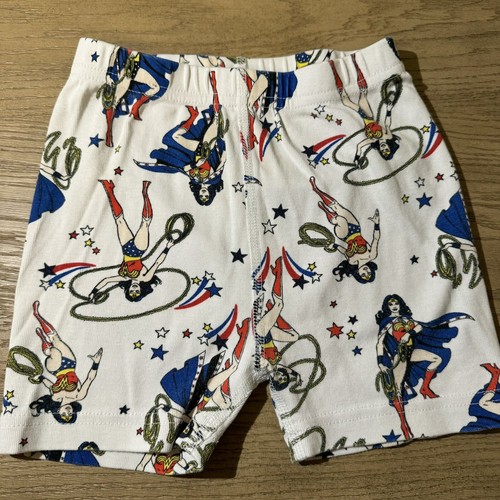 Hanna Andersson Wonder Woman Short John Organic Cotton Pajama Boy Girl Kid 110 5 - Picture 7 of 9