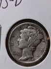 1943 D  Mercury Dime 90% Silver  VF /Xf J/260
