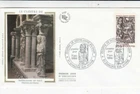 France 1986 Cloitre De Notre Dame en Vaux Silk FDC Chalons Marne Unaddressed VGC