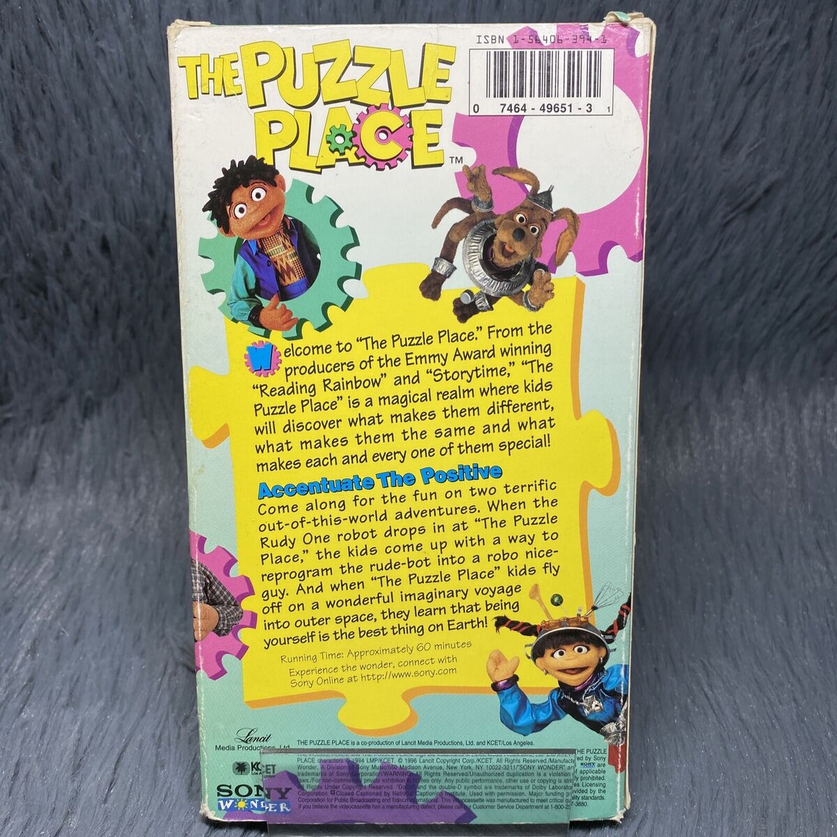The Puzzle Place - Accentuate the Positive VHS Tape 1996 The Puzzle Place - Accentuate the Positive VHS Tape 1996