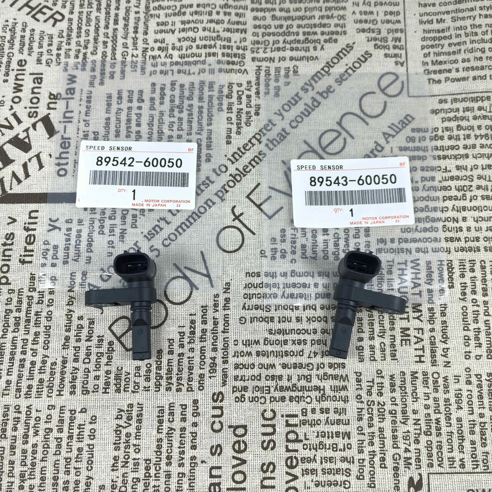 Sensor de velocidad de rueda ABS delantero trasero derecho e izquierdo OEM 2 piezas para Toyota 4Runner Tacoma Foto 2 de 2