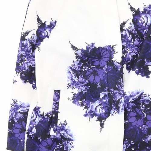 Abrigo geométrico multicolor para mujer Primark talla 14 - Imagen 11 de 12