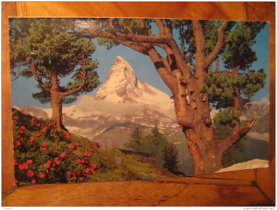 ZERMATT Matterhorn Cervin Mountain Mountains Post Card VALAIS Wallis Switzerland