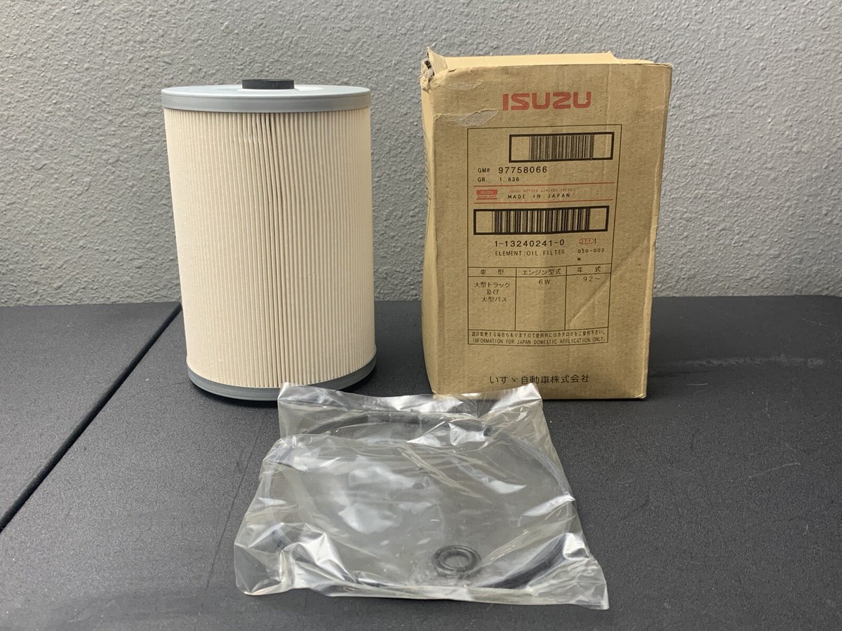 1132402410 Isuzu Element Oil Filter New Genuine OEM Part Japan | eBay 