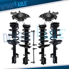 AWD Front Steering Knuckles Sway Bars Rear Struts Spring for RX330 RX350 RX400H