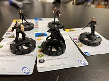 2012 Heroclix Lot Of 5 Catwoman Two Face Bane Batman Gordon With Cards LL